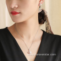 18K Gold Plated Charm Gold Pearl Pendant Necklaces